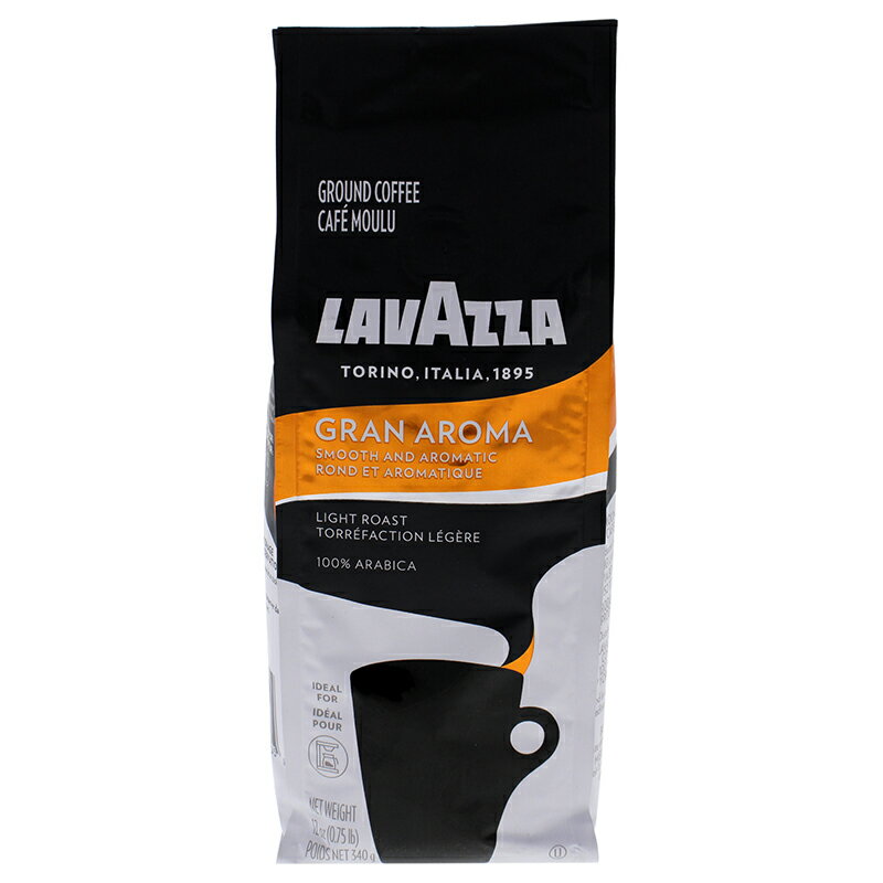 【正規品】【送料無料】 Lavazza Gran Aroma Medium Roast Ground Coffee 12oz ラバッツァ グラン アロマ ミディアム ロースト コーヒー