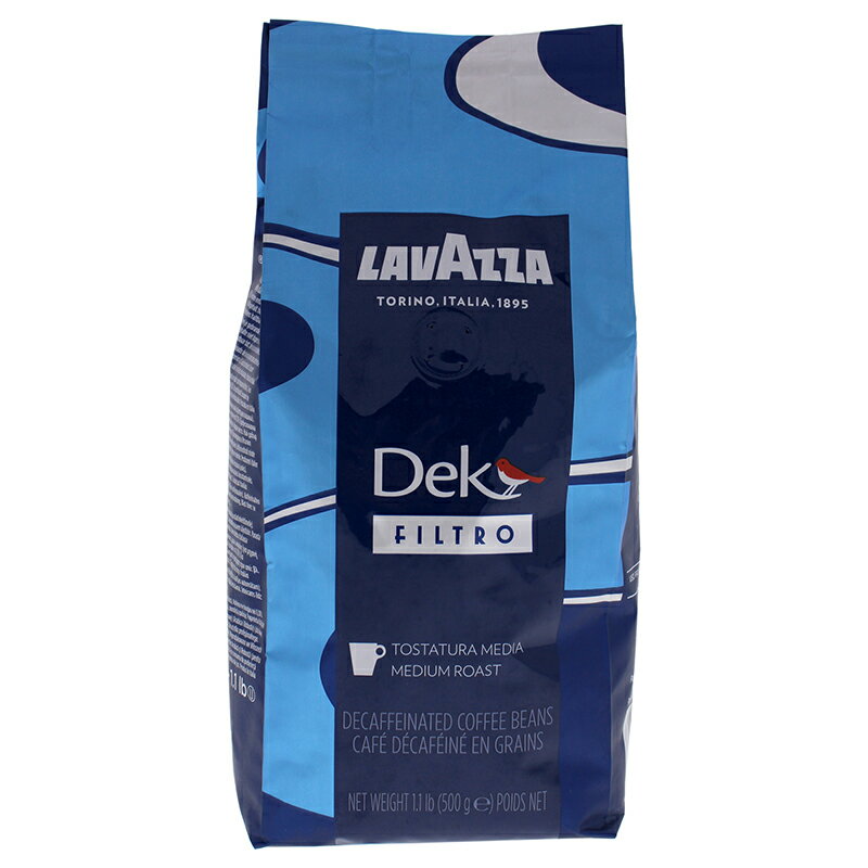  Lavazza Dek Filtro Medium Roast Decaffeinated Coffee Beans 17.6oz ラバッツァ デッキ フィルツロー ミディアム ロースト デカフェイン コーヒー豆