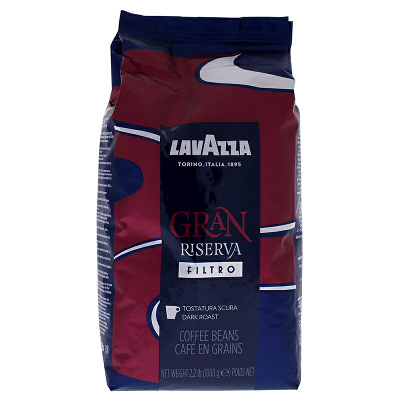 【正規品】【送料無料】 Lavazza Gran Riserva Filtro Dark Roast Coffee Bean 35.2oz ラバッツァ グラン レセルバ フィルトロ ダーク ロースト コーヒー
