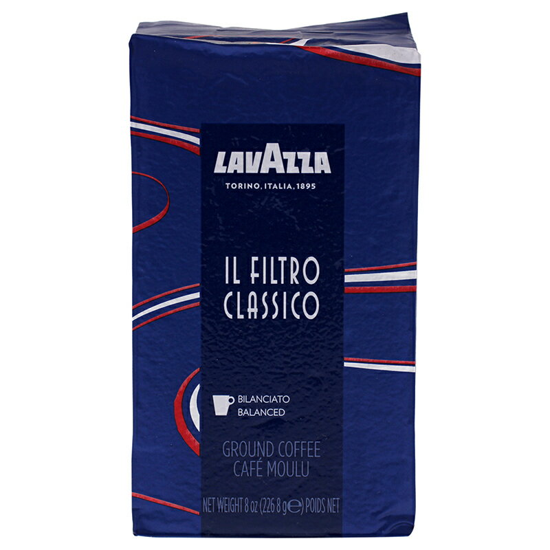 【正規品】【送料無料】 Lavazza Il Filtro Classico Balanced Ground Coffee 8oz ラバッツァ II フィルトロ クラシコ