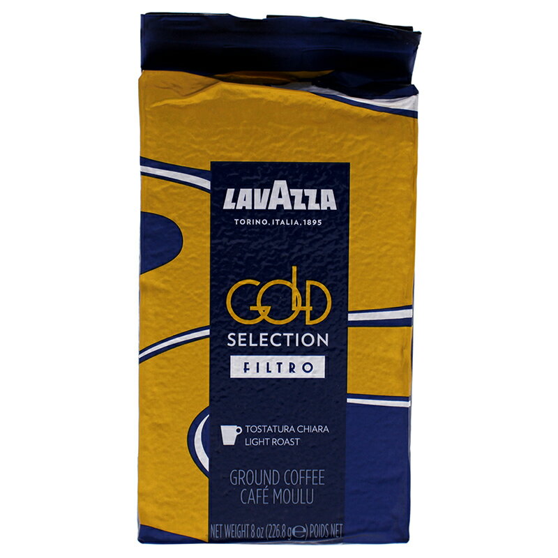 【正規品】【送料無料】 Lavazza Gold Selection Filtro Light Roast Ground Coffee 8oz ラバッツァ ゴールド セレクション フィルトロ ライト ロースト コーヒー