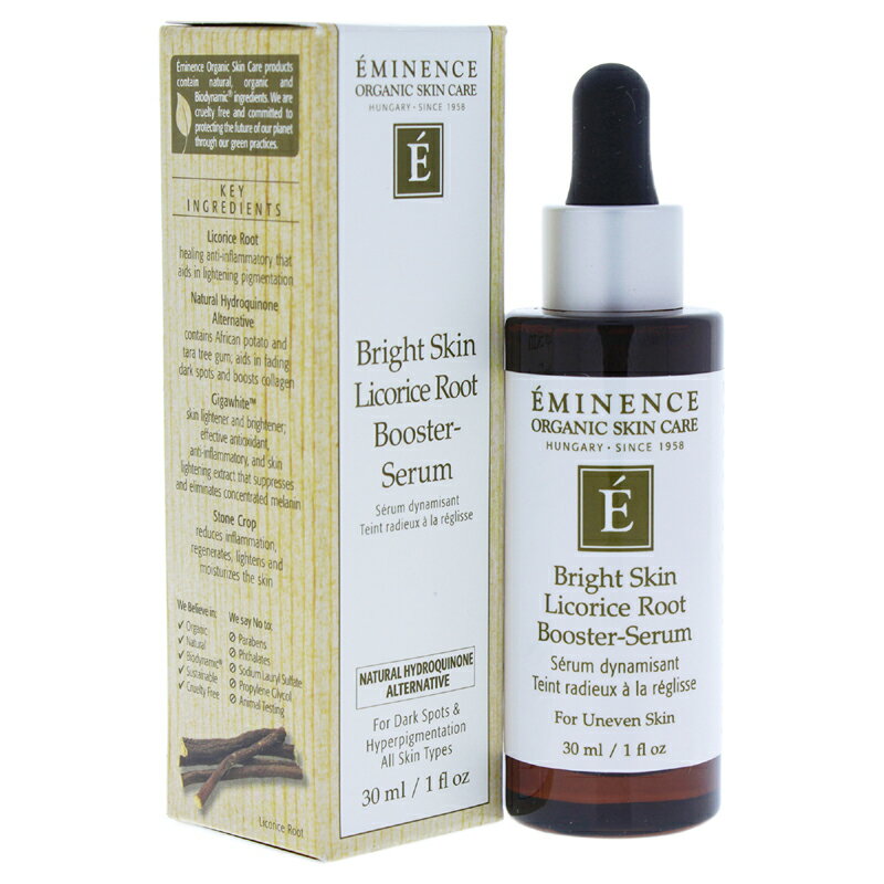 【正規品】【送料無料】【Eminence】Bright Skin Licorice Root Booster-Serum1oz明るい肌甘草根ブースターセラム【海外直送】