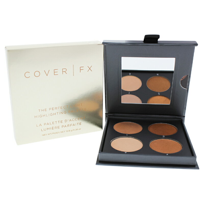 【正規品】【送料無料】【Cover FX】The Perfect Light Highlighting Palette - Medium Deep0.38ozパーフェクトライトハイライトパレット - ミディアムディープ【女性】【海外直送】