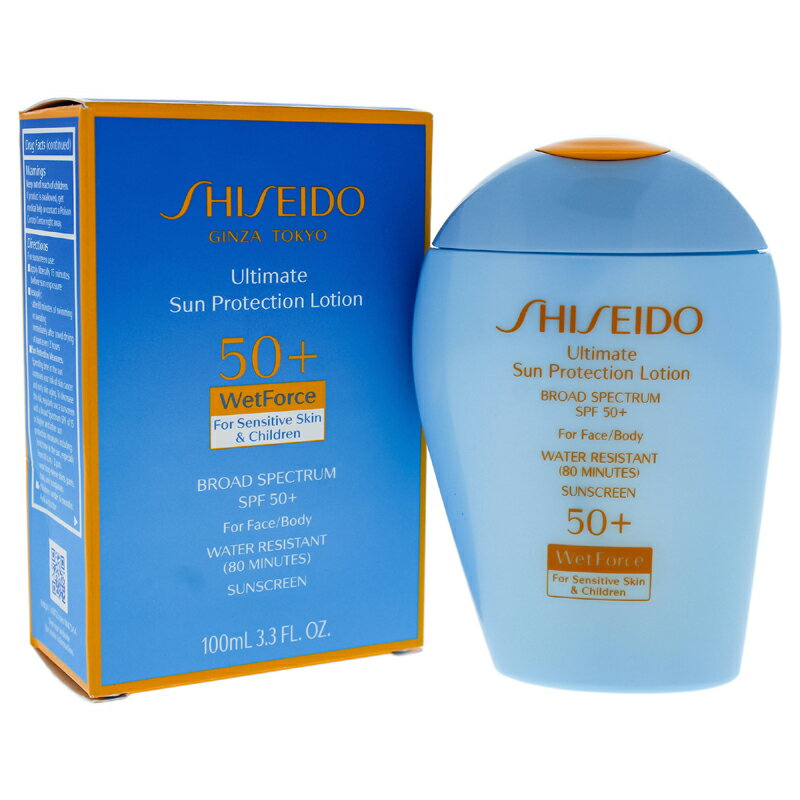 【正規品】【送料無料】 Shiseido Ultimate Sun Protection Lotion WetForce SPF 50 for Sensitive Skin and Children 3.3oz 資生堂 アルティメート サン プロテクション ローション 【海外直送】
