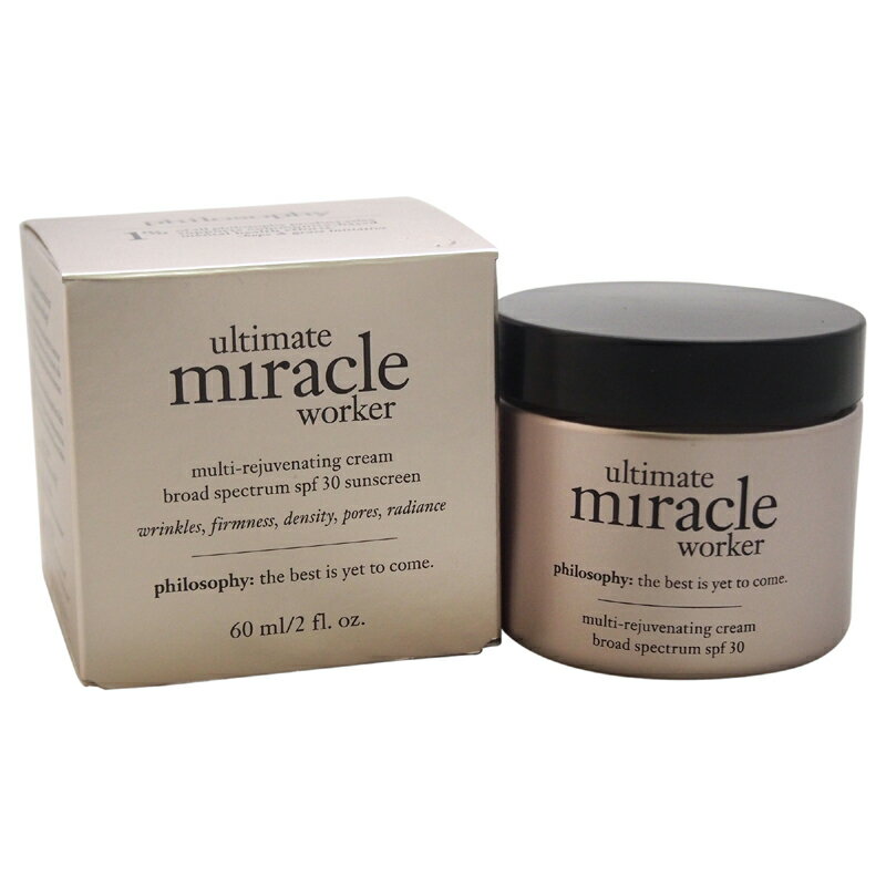  Philosophy Ultimate Miracle Worker Multi-Rejuvenating Cream Broad Spectrum SPF30 2oz フィロソフィー ミラクルワーカー マルチ リジュ クリーム 