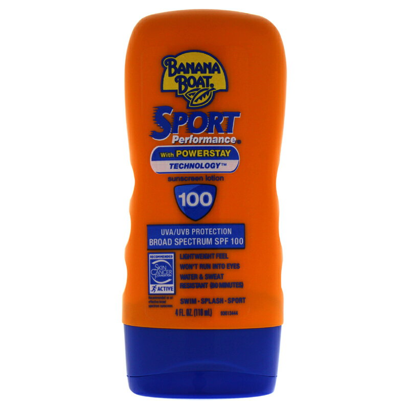 【正規品】【送料無料】Banana BoatSport Performance with Powerstay Technology Sunscreen Lotion SPF 1004ozPowerstay技術日焼け止めローションSPF 100とスポーツパフォーマンス【海外直送】