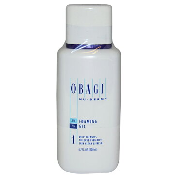 【正規品】【送料無料】ObagiObagi Nu-Derm #1 AM/PM Foaming Cleansing Gel6.7ozオバジNU-ダーム＃1 AM / PMフォーミングクレンジングジェル【海外直送】