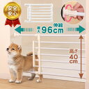 ペットゲート 突っ張り 伸縮 ペットフェンス 伸縮式 高さ40cm 犬 低い 侵入防止柵 犬用 室内 柵 小型犬 中型犬 脱走防止 侵入防止