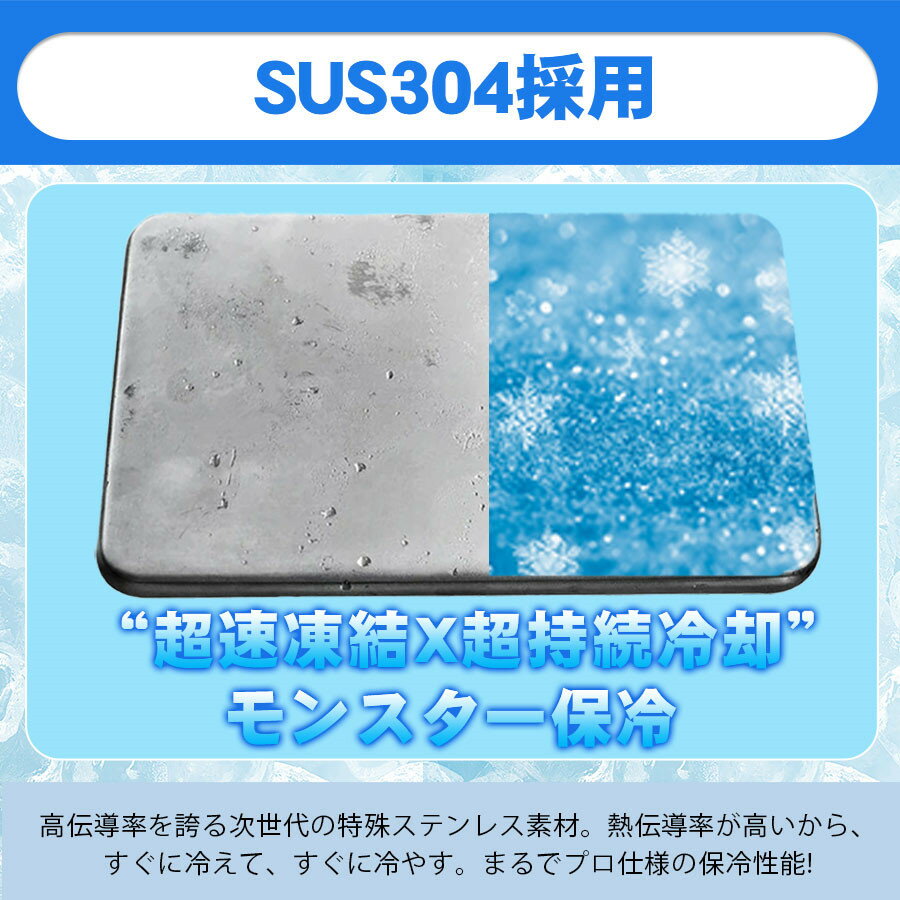 ステンレス保冷剤 ステンレス 保冷剤 アイス 保冷 冷やす クーラーボックス 冷却 ...