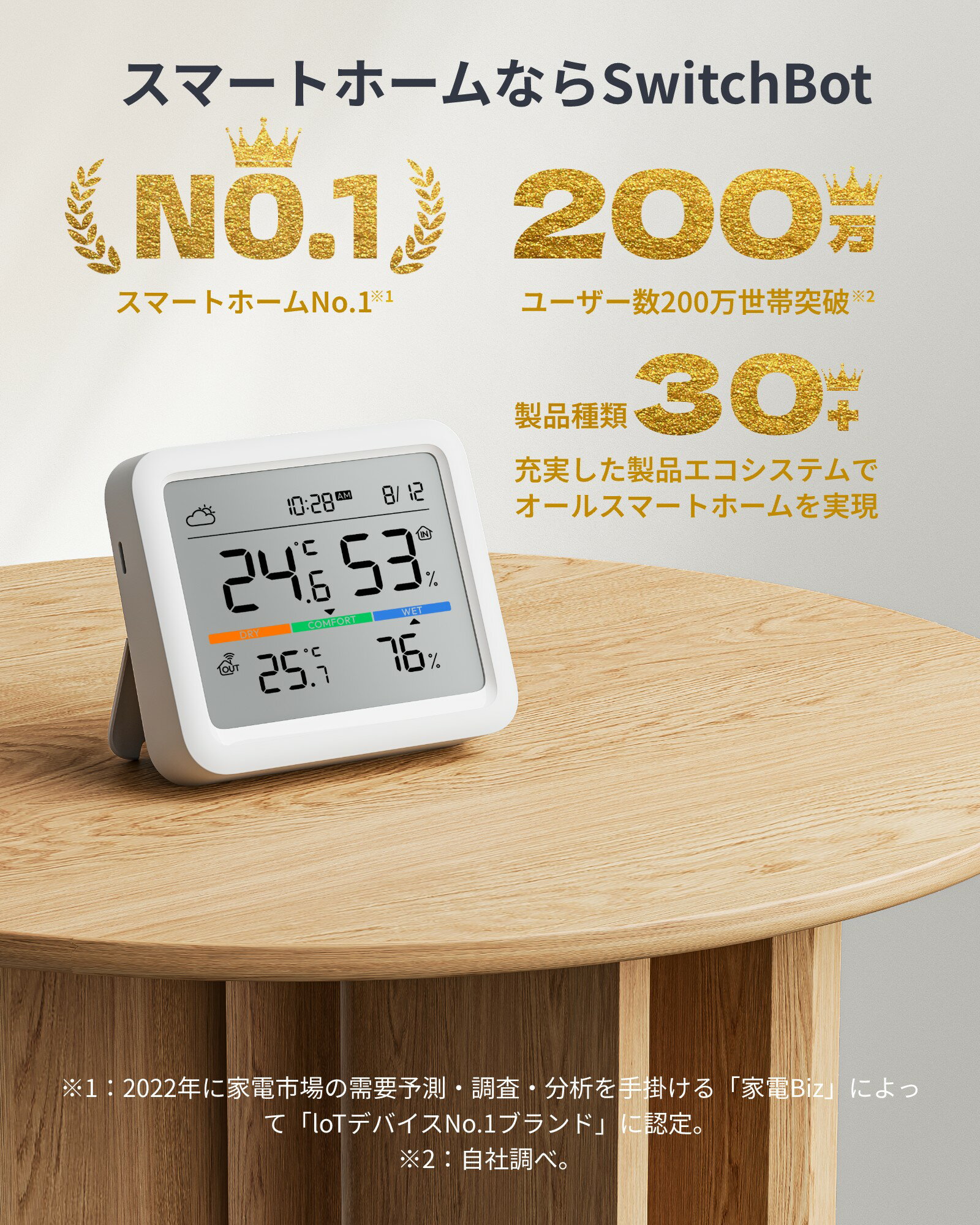 SwitchBot 温湿度計 プロ 温度計 湿...の紹介画像2