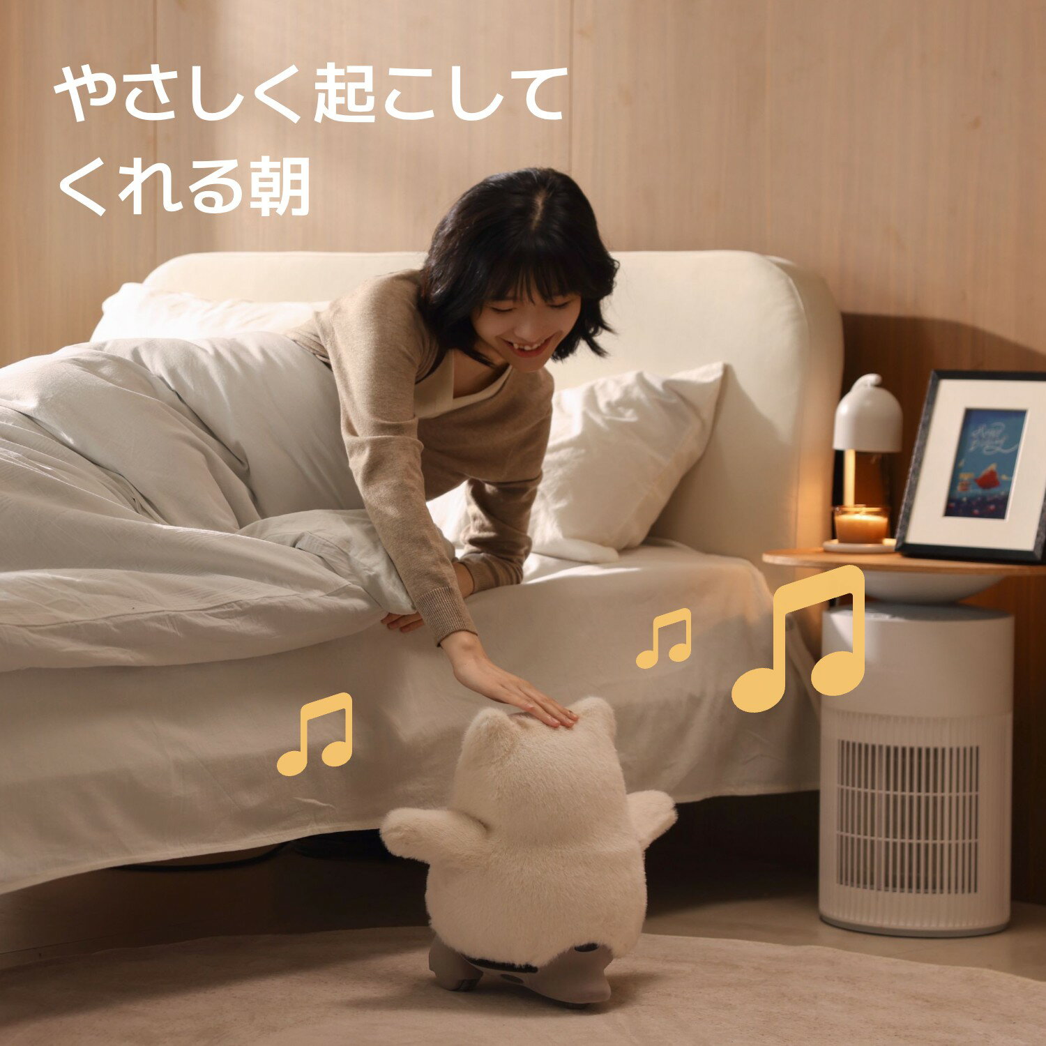 【300万ポイント抽選】【P10倍！】SwitchBot KATAフレンズ AI ペット ロボット 感情が通じる 着せかえ ふわふわ オンデバイスAI搭載 AI学習 音声・手振り制御 LLM VLM 孤独を癒せる パートナー かわいい 一人暮らしの癒しにノア ニコ ホワイト グレー プレゼント 3