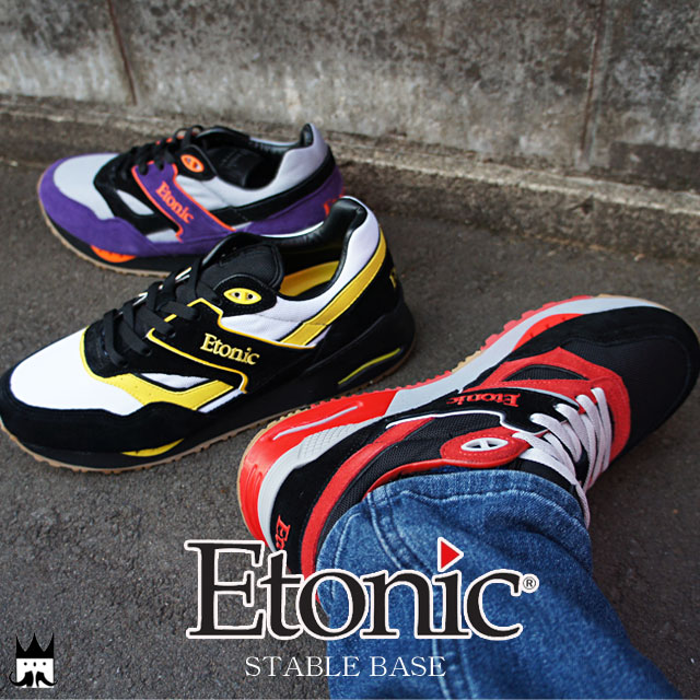 ＼ポイント6倍／エトニック Etonic ステイブルベース メンズ スニーカー STABLE BASE ローカット カジュアルシューズ バーニーズ ニューヨーク 復刻モデル レトロランニング ランニングシューズ EMLJ17-08 送料無料 あす楽 evid