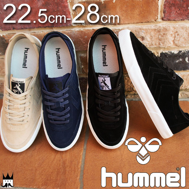 ＼ポイント8倍／ヒュンメル hummel メンズ スニーカー 65-098 ストックホルム スエード ロー ブラック ピーコート ノーマッド 送料無料 あす楽 evid