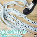 Y.H.T プリントLACEプチファット 120cm 140cm 靴紐 くつひも 靴ヒモ シューレース STAR SHOE LACES 星柄 ホシ スター あす楽 evid