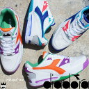 ＼ポイント7倍／ディアドラ DIADORA メンズ スニーカー rebound ace6868 ホワイト/バーミリオンオレンジ 0006 ホワイト レザースニーカー 天然皮革 送料無料 あす楽 evid2