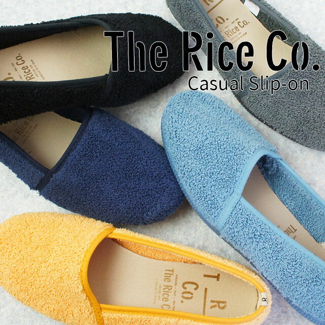 ＼ポイント6倍／ザ ライス コー The Rice Co レディース スリッポン 83158 ブラック グレー ネイビー ..