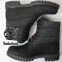 ＼ポイント2倍／ティンバーランド Timberland ワークブーツ メンズ TB0A1ZR6 6インチ プレミアム パファー ブーツ ショートブーツ レースアップ ブラック 送料無料 あす楽 evid