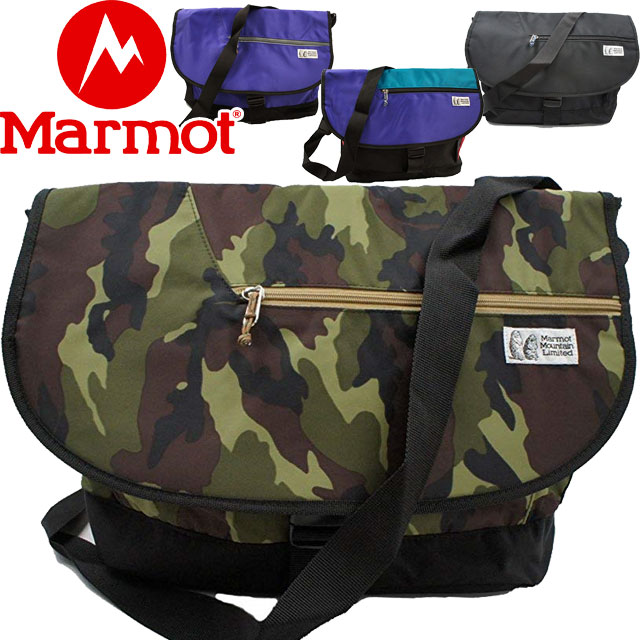 ＼最大10 引きクーポン有／マーモット Marmot メンズ レディース MJB-S5357 メッセンジャー 15L ショルダー 斜め掛け BLK CMO PPL MLT 迷彩 カモフラージュ 通勤 通学 送料無料 あす楽 evid