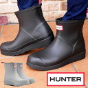 ＼ポイント2倍／ハンター HUNTER レインブーツ レディース WFS2020RMA オリジナル プレイ ブーツ ショート ORIGINAL PLAY BOOT SHORT 防水 長靴 ブラック ジンク 送料無料 あす楽 evid