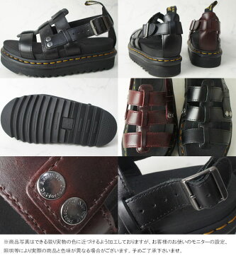 【あす楽】【送料無料】ドクターマーチン Dr.Martens テリー サンダル レディース 23521001 23521211 厚底 ストラップサンダル フィッシャーマンサンダル ブラック チャロ evid