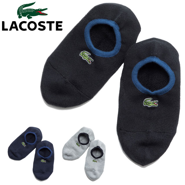 【メール便送料無料】ラコステ LACOSTE 靴下 メンズ LGM0186 パイル スニカー丈ソックス スニーカーソックス アンクル丈 ショートソックス くるぶし 紳士 くつ下 総パイル ワニ スポーツ テニス ブラック グレー ネイビー 黒 灰 紺 日本製 evid /- |2