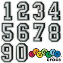 ＼ポイント2倍／クロックス crocs ジビッツ B＆W NUMBER キッズ メンズ レディース 数字 1～0 ラバークロッグ用アクセサリー シューチャーム あす楽 evidの商品画像