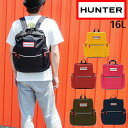 ＼ポイント7倍／ハンター HUNTER バッグ リュック 16L メンズ レディース UBB6017ACD オリジナル ナイロン バックパック 防水 撥水 ブラック レッド ネイビー イエロー ピンク オリーブ 送料無料 evid