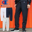 ＼ポイント7倍／チャンピオン Champion アパレル メンズ C3-Q215 リバースウィーブ 青タグ スウェットパンツ 11.5oz リバースウィーブロングパンツ ボトムス ズボン ホワイト ブラック グレー ネイビー 送料無料 あす楽 evidr