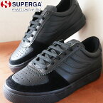 スペルガ SUPERGA スニーカー メンズ レディース 2846 シアトル ロイ ローカット スウェード 靴 カジュアルシューズ ブラック S00DAI0 送料無料 あす楽 evid2