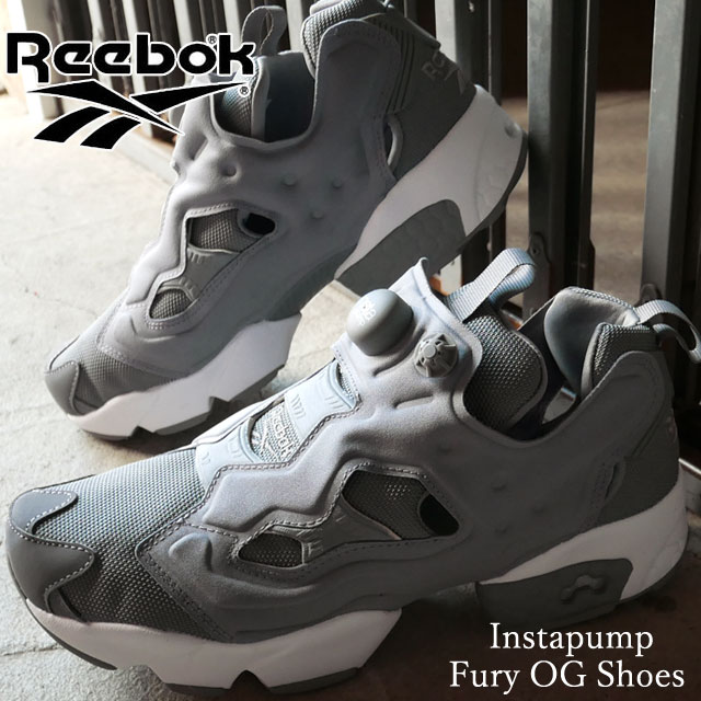 【あす楽】 リーボック Reebok メンズ レディース スニーカー インスタポンプ フューリー OG 厚底スニーカー ローカット ランニングシューズ ダッドスニーカー ハイテクスニーカー 運動靴 ピュアグレー FZ4430 【送料無料】 evid |6