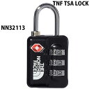 \10日14時まで当日出荷/ザ・ノース・フェイス TNF TSAロック NN32113 鍵 カギ ダイヤル式 南京錠 ダイヤルロック 旅行 トラベル 防犯 ブラ...
