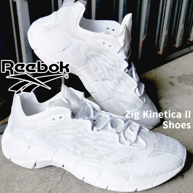 ＼最大500円OFFクーポン有／リーボック Reebok メンズ スニーカー ジグ キネティカ 2 FX9341 ローカット ランニングシューズ 運動靴 ホワイト/ピュアグレー 白靴 ホワイトスニーカー 送料無料 あす楽 evid2 6