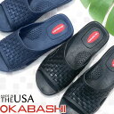 オカバシ OKABASHI メンズ サンダル トリノ スライドサンダル コンフォートサンダル メイドインUSA 靴 0-50002 010 ブラック 黒 410...