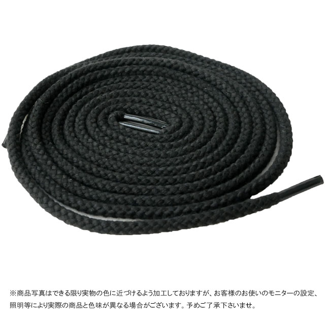 ＼最大500円OFFクーポン有／あす楽 ライカ LEICA シューレース ワークシューズ用 ワーク丸紐 90cm 靴紐 SHOE LACES 靴ヒモ 1足(2本入り) ブラック 黒 2