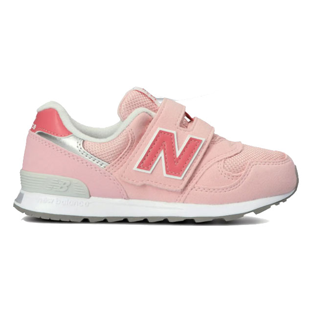 【あす楽】ニューバランス new balance キッズ ジュニア スニーカー 子供靴 男の子 女の子 キッズシューズ ネイビー ピンク ベルクロ ローカット カジュアルシューズ 運動靴 PO313 【送料無料】evid |5