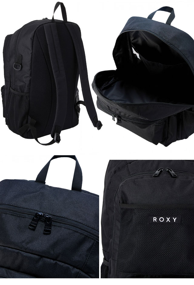 【あす楽】 ロキシー ROXY レディース リュック COMING バッグ バックパック 鞄 BAG Surf シンプル 27L サーフ系 サーフィン 旅行 登校 部活 宿泊学習 アウトドア RBG214303 ブラック 黒 マルチ ヒョウ柄 カーキ 【送料無料】 evid8