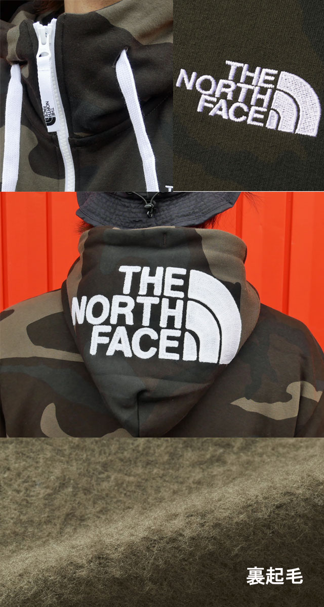 【あす楽】ザ・ノースフェイス THE NORTH FACE メンズ ノベルティ リアビューフル ジップフーディ スウェット パーカー 長袖 アウター 上着 ウェア 服 アパレル オーガニックコットン NT62131 ウッドランドカモ 【送料無料】evid