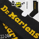 ドクターマーチン Dr.Martens バーティカル ロゴ ソックス 靴下 メンズ レディース AD018100 AD018001 黒 白 ブラック ホワイト ...