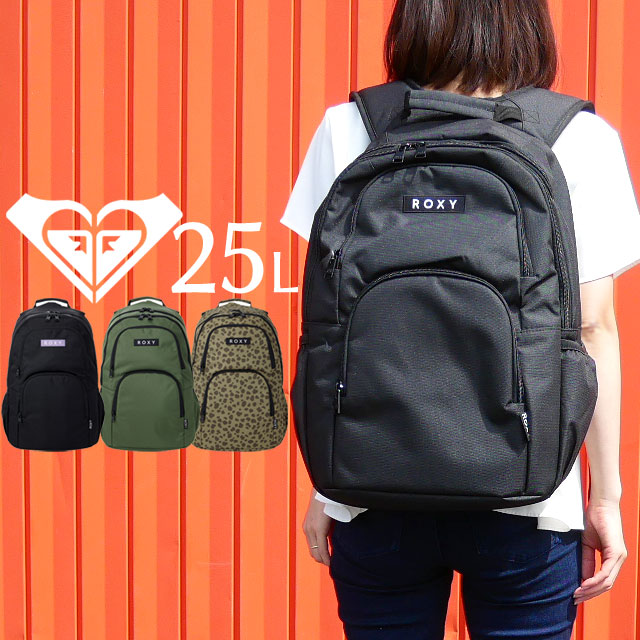 【送料無料】ロキシー ROXY リュック レディース GO OUT バックパック 20L 25L リュックサック デイパック PCスリーブ 保冷ポケット 大容量 旅行 マザーズバッグ 登校 部活 宿泊学習 アウトドア RBG214301 【あす楽】evid2のサムネイル