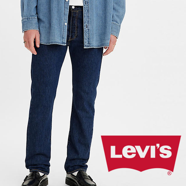 リーバイス LEVI'S ジーンズ 501 メンズ デニムパンツ オリジナルフィット レギュラーフィット ストレートレッグ ボタンフライ ボトムス アパレル フルレングス ズボン インディゴ 濃紺 005011484 リンス 送料無料 あす楽 evid2