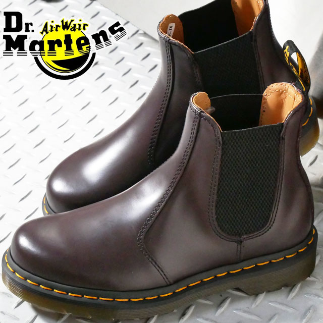 【あす楽】ドクターマーチン Dr.Martens メンズ レディース チェルシーブーツ 2976 YS サイドゴアブーツ 厚底 ショートブーツ チャンキーヒール カジュアルシューズ レザーブーツ 本革 27280626 バーガンディー 靴 【送料無料】 evid