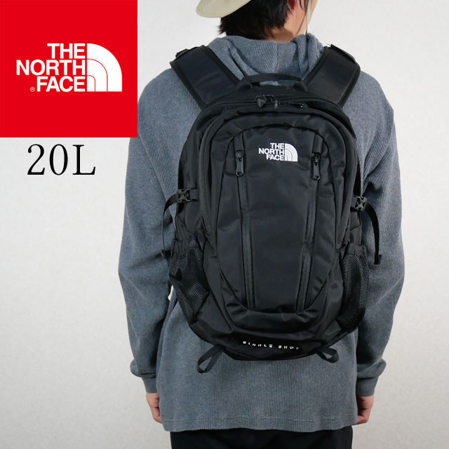 【あす楽】ザ・ノースフェイス THE NORTH FACE リュックサック メンズ レディース NM72203 シングルショット バッグ BAG バックパック 鞄 20L アウトドア キャンプ ピクニック ハイキング 通勤 通学 黒 【送料無料】 /- evid