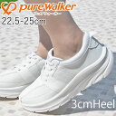 \ポイント8倍/ピュアウォーカー pure walker レディース ナースシューズ スリッポン 仕事履き コンフォートシューズ 厚底スニーカー スリッポン ロ...