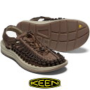 楽天シューマートワールド＼ポイント2倍／キーン KEEN ユニーク メンズ サンダル スポーツサンダル スポサン オープンエアスニーカー アウトドア 靴 1026336 コーヒービーン/バイソン 送料無料 あす楽 evid