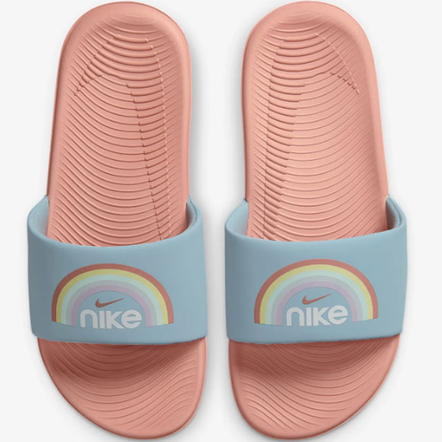 【あす楽】ナイキ NIKE キッズ サンダル ジュニア カワ スライド SE 2 (GS/PS) 女の子 子供靴 DM1251-400 ウォーンブルー／ライトマダールート／ホワイト／クリムゾンブリス evid |3