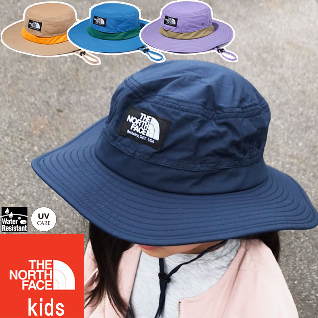 【あす楽】ザ・ノースフェイス THE NORTH FACE 帽子 男の子 女の子 キッズ ジュニア ベビー ホライズンハット NNJ02203 サンシールドハット メッシュ 紫外線対策 通気性 あご紐 サイズ調節 日除け アウトドア キャンプ 遠足 公園 外遊び 【送料無料】 evid |5