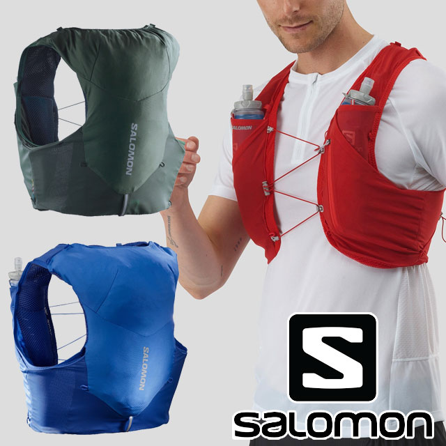 【あす楽】サロモン SALOMON メンズ レディース ランニングベスト ADV スキン 5 アウトドア トレイルランニング フラスク付 5L バッグ バック LC1759100 LC1759200 LC1979000 トレラン マラソン 登山 リュック BAG 【送料無料】 evid