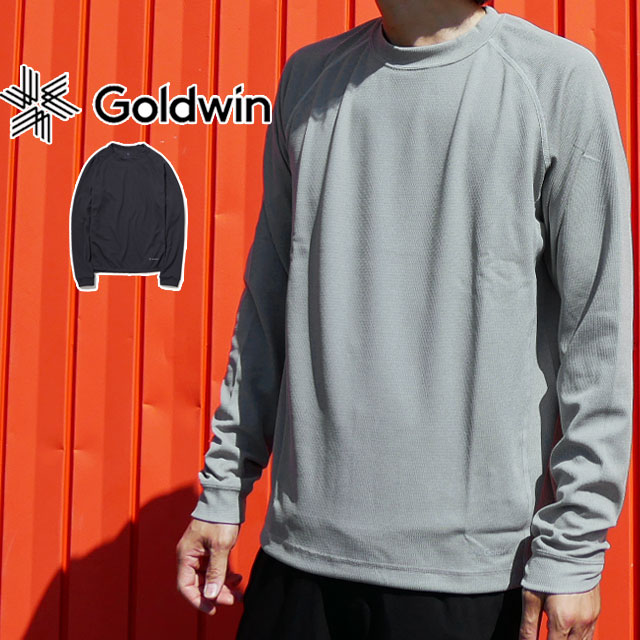 ゴールドウィン Goldwin トップス メンズ レディース リポーズ ロングスリーブTシャツ GC40300 長袖 C3fit リカバリーウエア 光電子 クルーネック 丸首 服 メイドインジャパン 日本製 アパレル ブラック グレー 送料無料 あす楽 evid o-sg