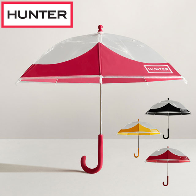 ハンター ハンター HUNTER 傘 かさ キッズ JAU2043UPM オリジナルキッズマスタッシュバブルアンブレラ スケルトンバブル RAIN 雨 梅雨 レイン 雨具 窓付き 透明傘 送料無料 あす楽 evid