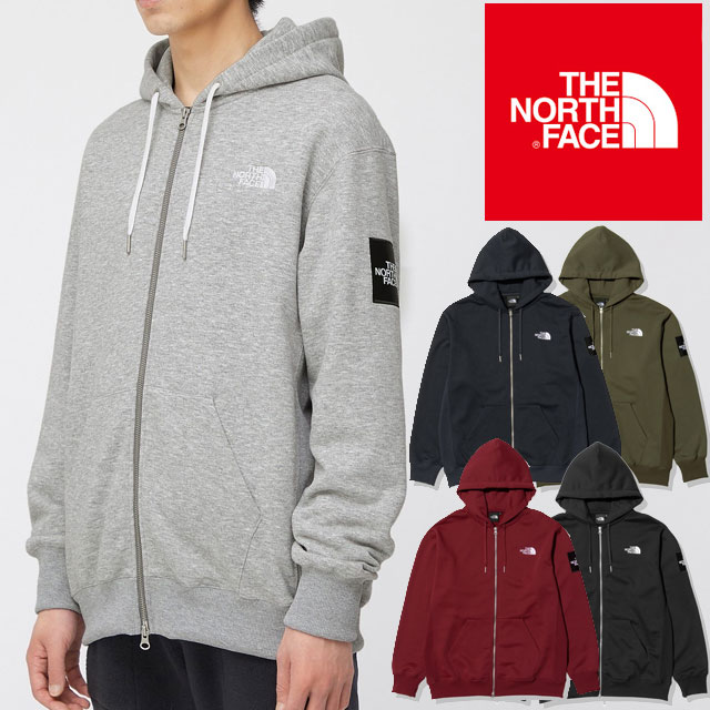 ザ・ノースフェイス THE NORTH FACE メンズ パーカー スクエアロゴフルジップ フーディー 長袖 ジップアップパーカー トップス ウェア 静電ケア アウトドア NT62232 アパレル 服 【送料無料】 【あす楽】evid